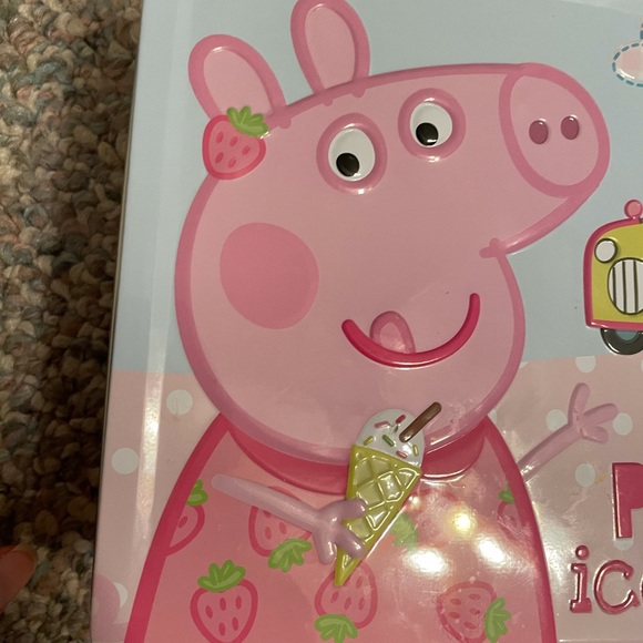 Kids Peppa Pig Ice Cream Lunchbox Tin - Picture 2 of 15